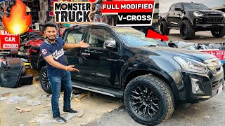 🔥😱 VCross को बाना दिया MafiaTruck 😱😱Modified ISUZU VCROSS in INDIA [upl. by Layor]