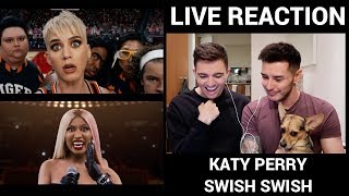 Katy Perry ft Nicki Minaj  SWISH SWISH Official Video  REACTION [upl. by Enaj]