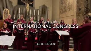 Singing in Florence  Chorfestival Pueri Cantores Florenz 2022  international Congress [upl. by Anawal]