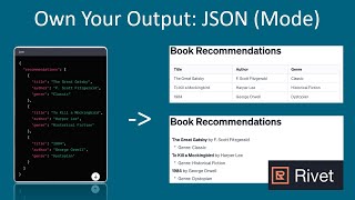 Rivet Own Your Output Master Structured Data with ChatGPT Or Other LLMs  No Code Tutorial [upl. by Walcott]