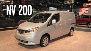 2014 NISSAN NV200 REVIEW INTERIOR CLOSER LOOK [upl. by Meredith]