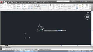 180°以上の角度寸法を描く方法（AutoCAD 2013） [upl. by Ddahc]