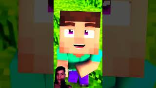 Rapgalleryuk07 trendingshortsSay Hi Herobrine Buddy  Minecraft Animation minecraftanimation [upl. by Trillby92]