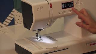 Bernette B37 Sewing machine Basics [upl. by Rrats689]