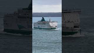 Ferry swerves after Storm Darragh viralshort shorts short [upl. by Bathsheba]