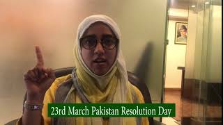 23rd March Message by Ainnie Nawaz [upl. by Selda]