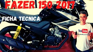 Fazer 150 2017 Preta I André Ricardo CT [upl. by Bernadette310]