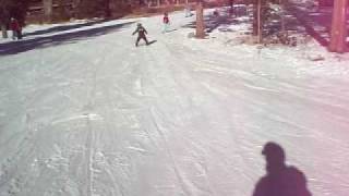 Using Ski Tip Lock at Green Acres trail Copper Mountain ski resort [upl. by Bili]