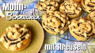 Mohnschnecken mit Streuseln [upl. by Caron]