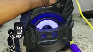 Wireless speaker KTX1057 🔥🔥 तगड़ी साउंड वाला स्पीकर 🔥🔥 shorts [upl. by Lled]