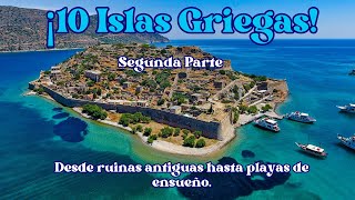 10 ISLAS GRIEGAS imperdibles en el Mediterráneo Segunda Parte [upl. by Neyud]