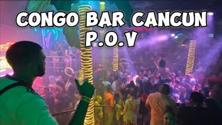 Cancun Nightlife Party Mexico Congo Bar Cancun MX [upl. by Barina878]