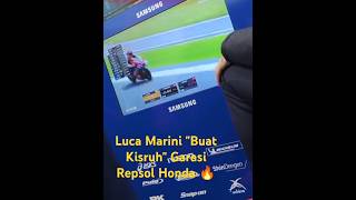 Luca Marini quotBuat Kisruhquot Garasi Repsol Honda motogp [upl. by Anitnemelc]