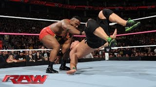 John Cena vs Big E  United States Championship Match Raw Oct 5 2015 [upl. by Seumas]