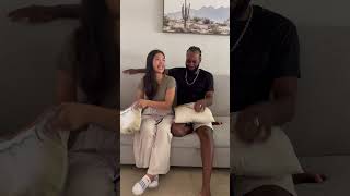 14 Questions Challenge blasian couple youtubeshorts couplegoals challenge [upl. by Teresita]