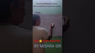 Shortcut Method to solve competition questions easily comepetition maths tricks railway cgl [upl. by Airehs894]