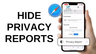 How to Hide Privacy Report in Safari on iPhone  iOS 18 [upl. by Nojed]