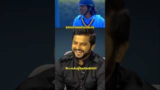 suresh raina 😡 talking about Mahendra Singh dhoni entry cricket  shorts cricket youtubeshorts [upl. by Ahsiekyt]