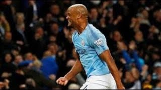 VINCENT KOMPANY Goal vs Leicester city [upl. by Zeitler]