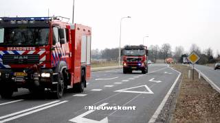 Grote bosbrand Laag Soeren 17 spoed voertuigen [upl. by Juback254]