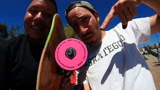 HOCKEY PUCK WHEELS  YOU MAKE IT WE SKATE IT EP 34 [upl. by Halda972]