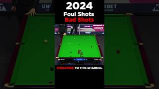 Are These the Worst Snooker Fails in History shorts snooker snookermoments snookerhistory [upl. by Otiragram]