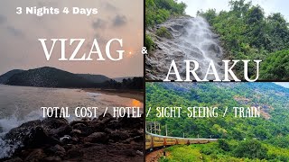 Vizag Araku Tour Guide In 3 Nights 4 Days  Vizag Araku Complete Tour Budget and Booking Details [upl. by Ihsoyim331]