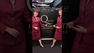 First look at Qatar Airways first class suites for 2025 airshow2024 shorts aviation avgeek [upl. by Annora]