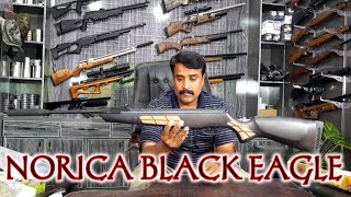 Norica black eagle spring power airrifle 22 unboxing in urdu [upl. by Bonnie]