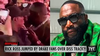 WATCH Rick Ross JUMPED By Drake Fans After Ending Set With Diss Track [upl. by Eus299]