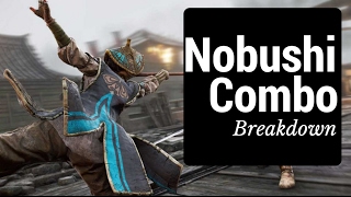 Nobushi Samurai Beginner Combo BreakdownTutorial  FOR HONOR [upl. by Renata]