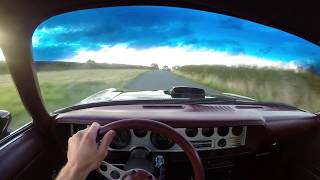 1973 Pontiac Firebird Trans Am 455 75 V8  POV TEST DRIVE [upl. by Sirdi]