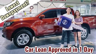 CAR LOAN 2022  Magkano DP at MA 1day Approval Lowest  We Got A New Car Nissan Philippines [upl. by Onia]