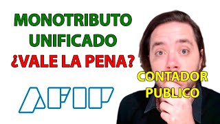 MONOTRIBUTO UNIFICADO AFIP 2022 QUE ES 💰 Monotributo Unificado Argentina Monotributo Unificado Bs As [upl. by Bedad]