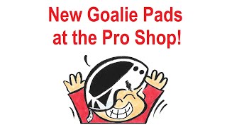 Small Saves Checks Out New Goalie Pads [upl. by Milicent6]