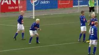 Best Goal Celebration ever  Fishing Iceland football league [upl. by Adnohsel]