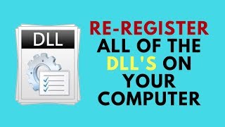 ReRegister all of the DLLs on your computer [upl. by Standford789]