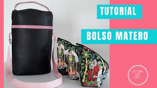 TUTORIALDIY CÓMO HACER UN BOLSO MATERO set matero [upl. by Yrbua]