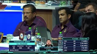 Ramandeep Singh ipl auction 2024 buying KKR Best price ipl highlights [upl. by Nivlem]