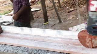 MAKING OF CHAMFER EDGE ON MARBLE [upl. by Ternan232]