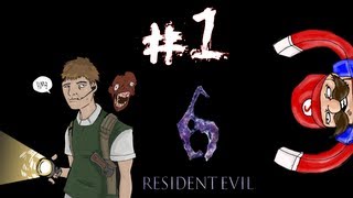 Residential Evil  Resident Evil 6 Chris Campaign Walkthrough  Gameplay w SSoHPKC Part 1  Rock Bottom [upl. by Naaitsirhc]