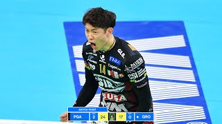 UNSTOPPABLE Yuki Ishikawa Destroyed Grottazzolina in Italian Volleyball League 2024 [upl. by Uokes]