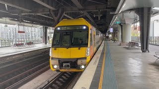 Sydney Trains Waratah A51 Arrives at Circular Quay Railway Station bound for Hurstville [upl. by Ahsilem]