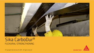 Sika CarboDur  Carbon Fibre Structural Strengthening of Concrete structures [upl. by Navonoj]