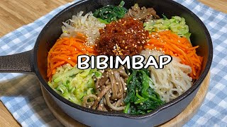 How to make Bibimbap  Korean Dolsot Bibimbap  Skillet Bibimbap [upl. by Hiller]