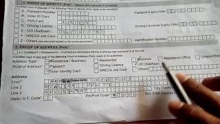 How to fill up Indian overseas bank KYC from [upl. by Kelbee]