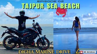 Tajpur Sea Beach  Digha Marine Drive  Kolkata To Tajpur  2024  EP 02 [upl. by Firestone]