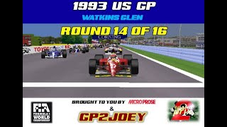 Grand Prix 2  1993 US Grand Prix Rd1416 f1 senna [upl. by Willms93]