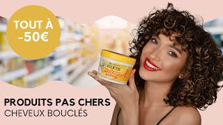 ROUTINE CHEVEUX BOUCLÉS COMPLÈTE À MOINS DE 50€  Test et réaction  produits supermarché [upl. by Nicolais309]