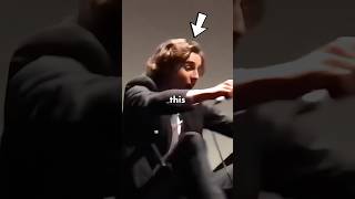 Timothee Chalamet falls off chair [upl. by Dott854]